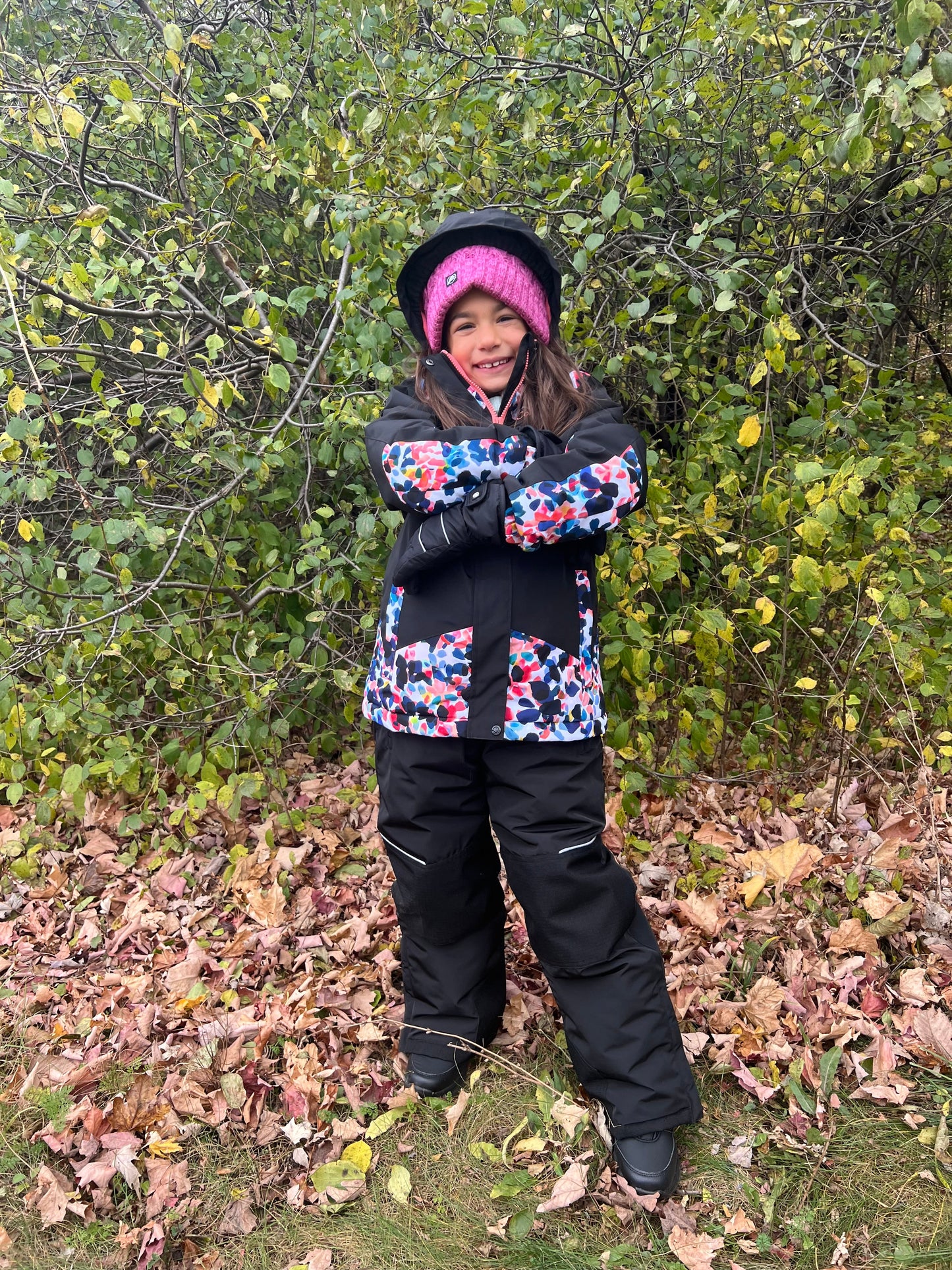 PROCERA - Girls Black 2-piece Snowsuit Set