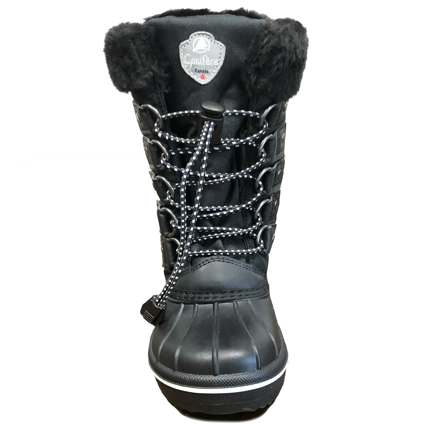 MIRA - Girls' Black Winter Boots