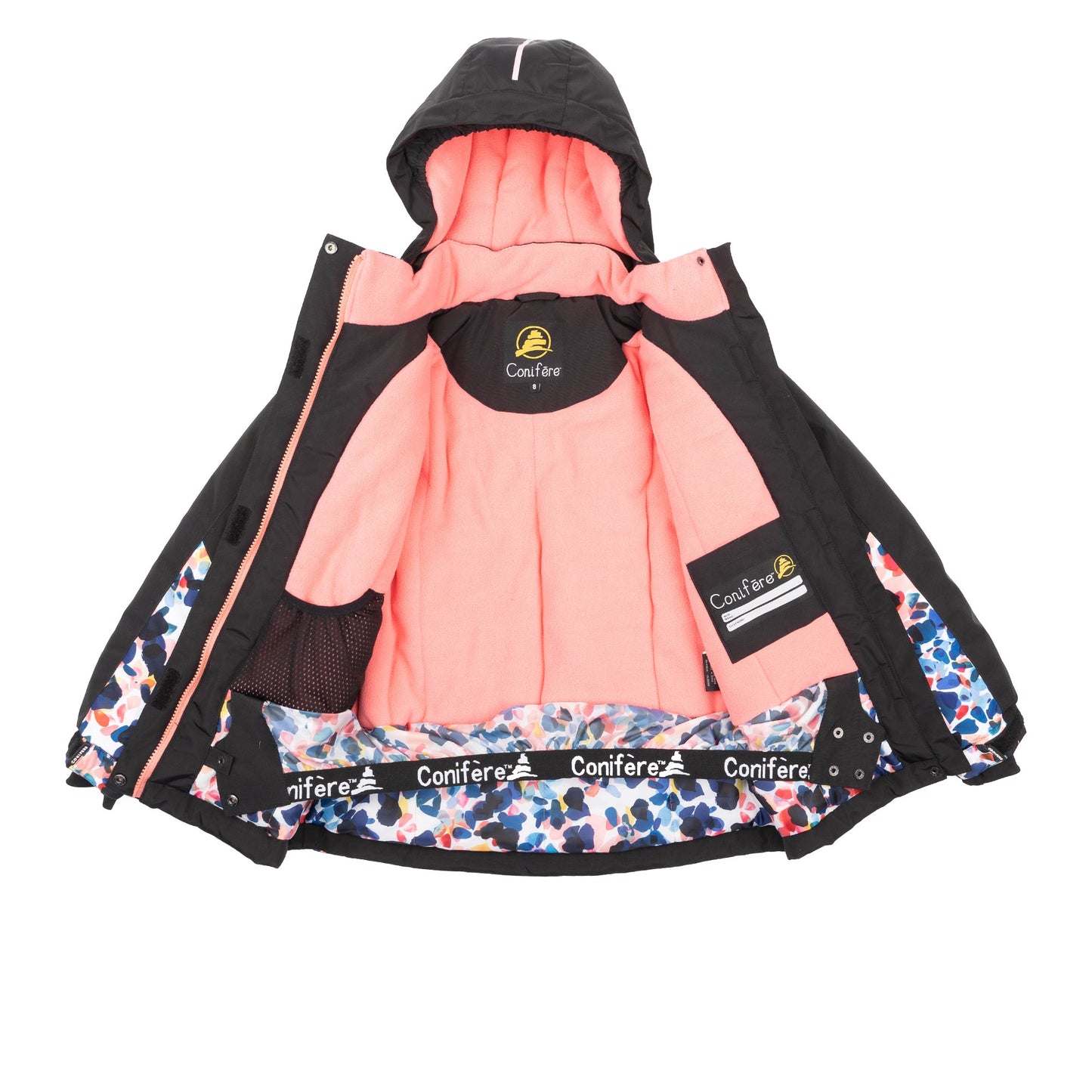 PROCERA - Girls Black 2-piece Snowsuit Set