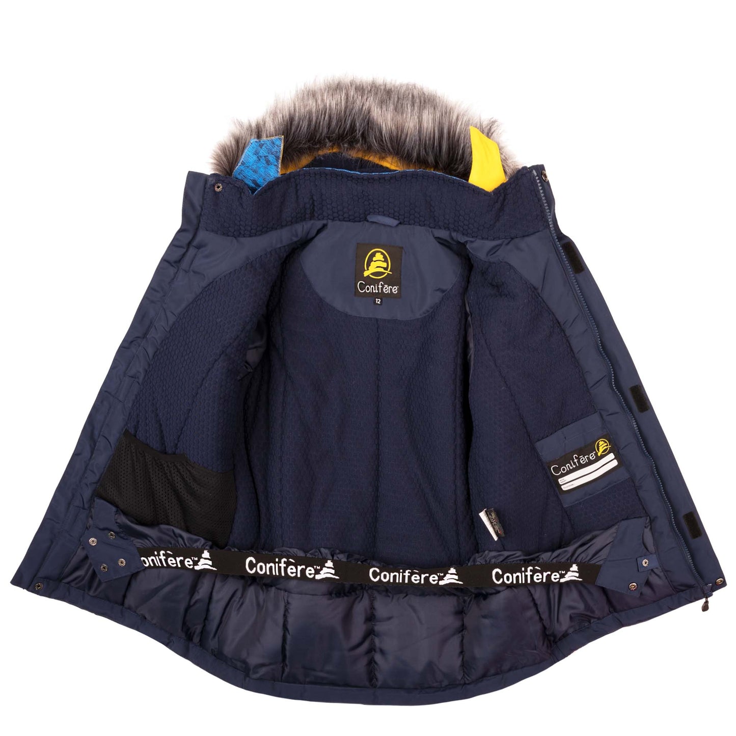 OBO - Boys Navy/Yellow Snowsuit Set