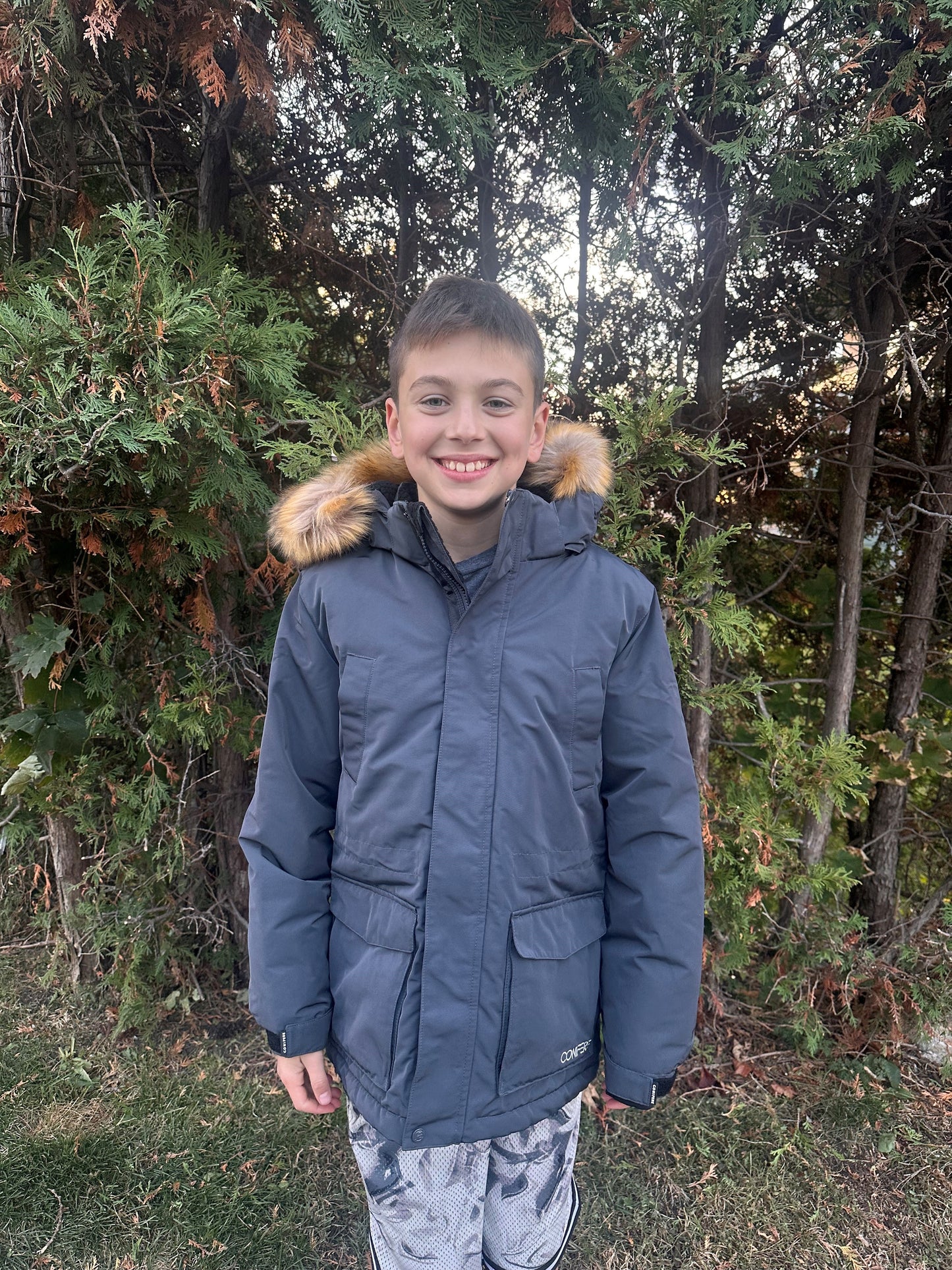 TARCU- Boys Grey Parka - Sizes S-XL