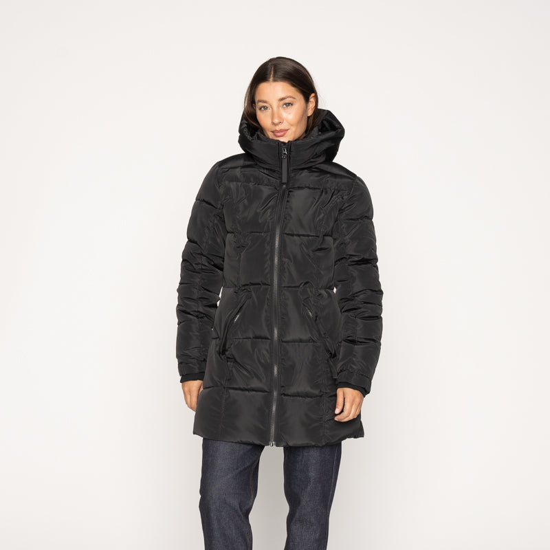 PISONA- PETE DOWN Ladies Black Parka