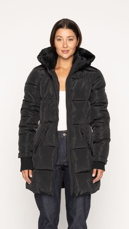 PISONA- PETE DOWN Ladies Black Parka