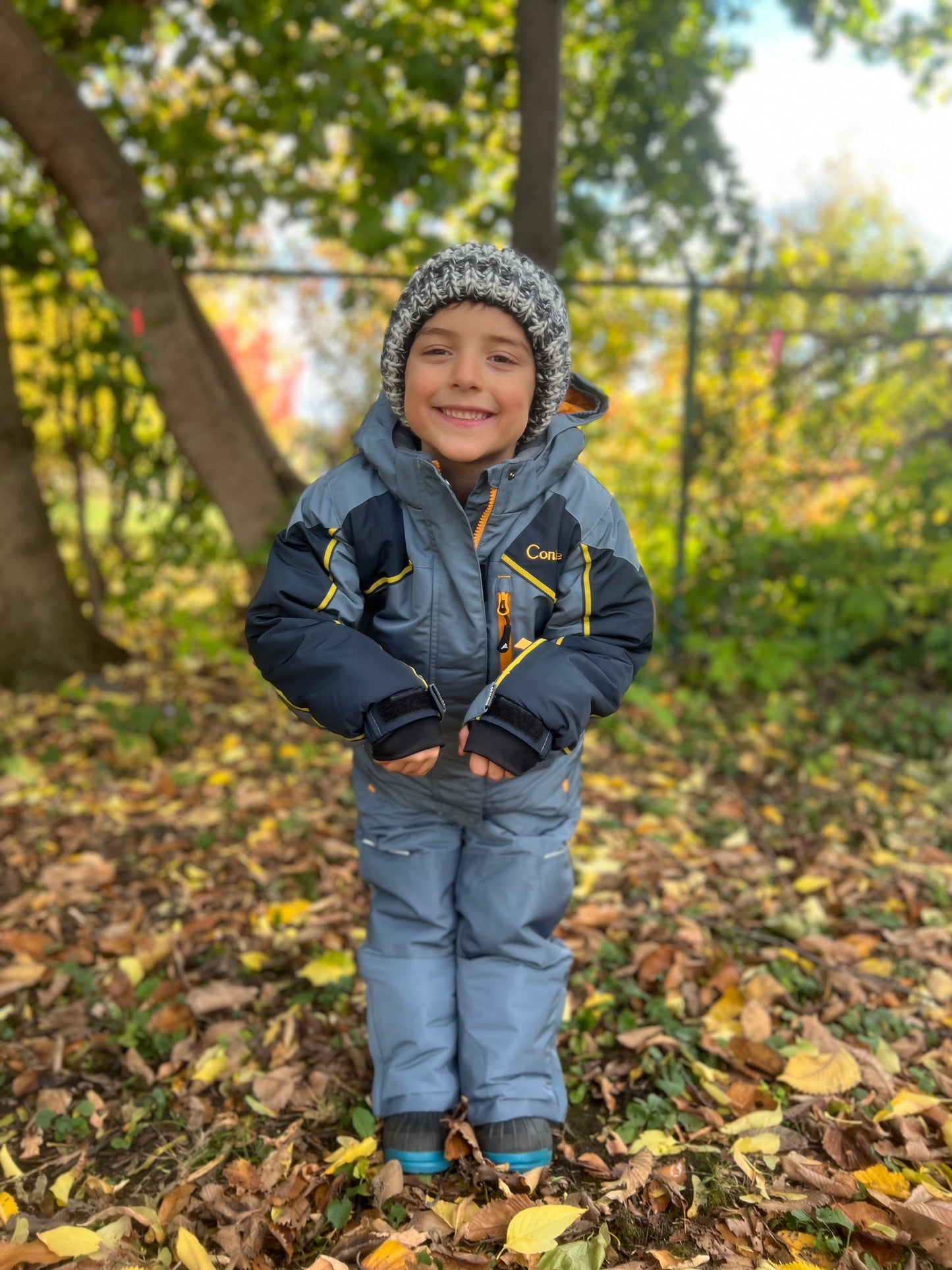 LOGAN CARBON - Boy's 2-piece Snowsuit Set
