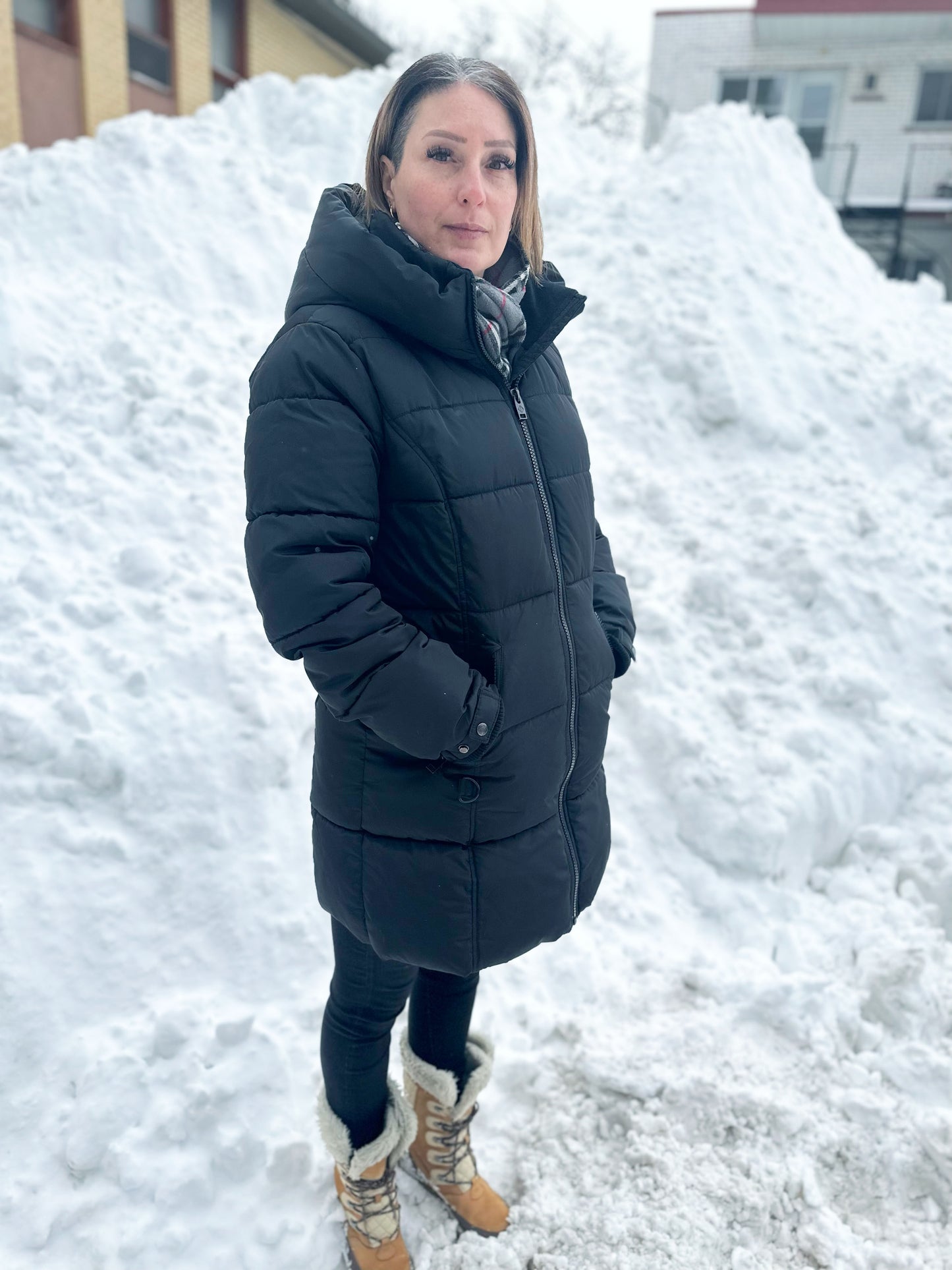 PISONA- PETE DOWN Ladies Black Parka
