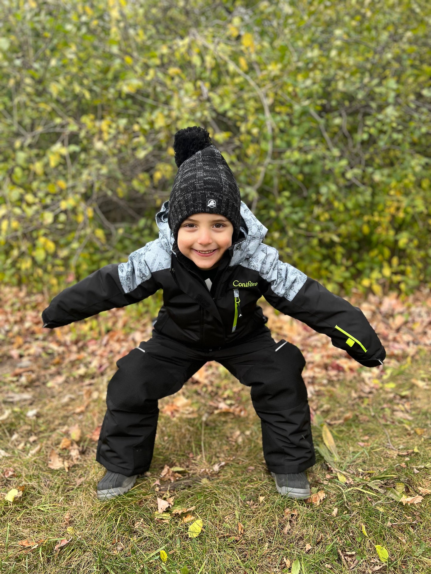 QUERCUS BLACK - Boy's 2-piece Snowsuit Set