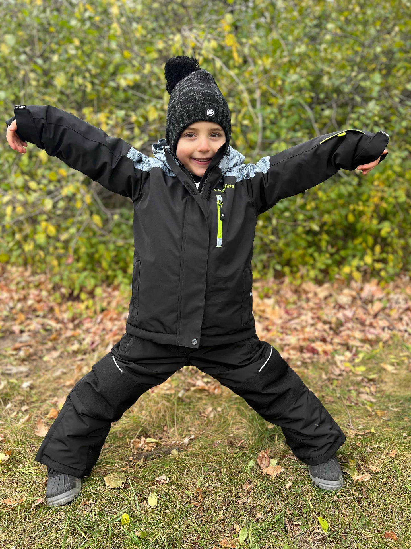 QUERCUS BLACK - Boy's 2-piece Snowsuit Set