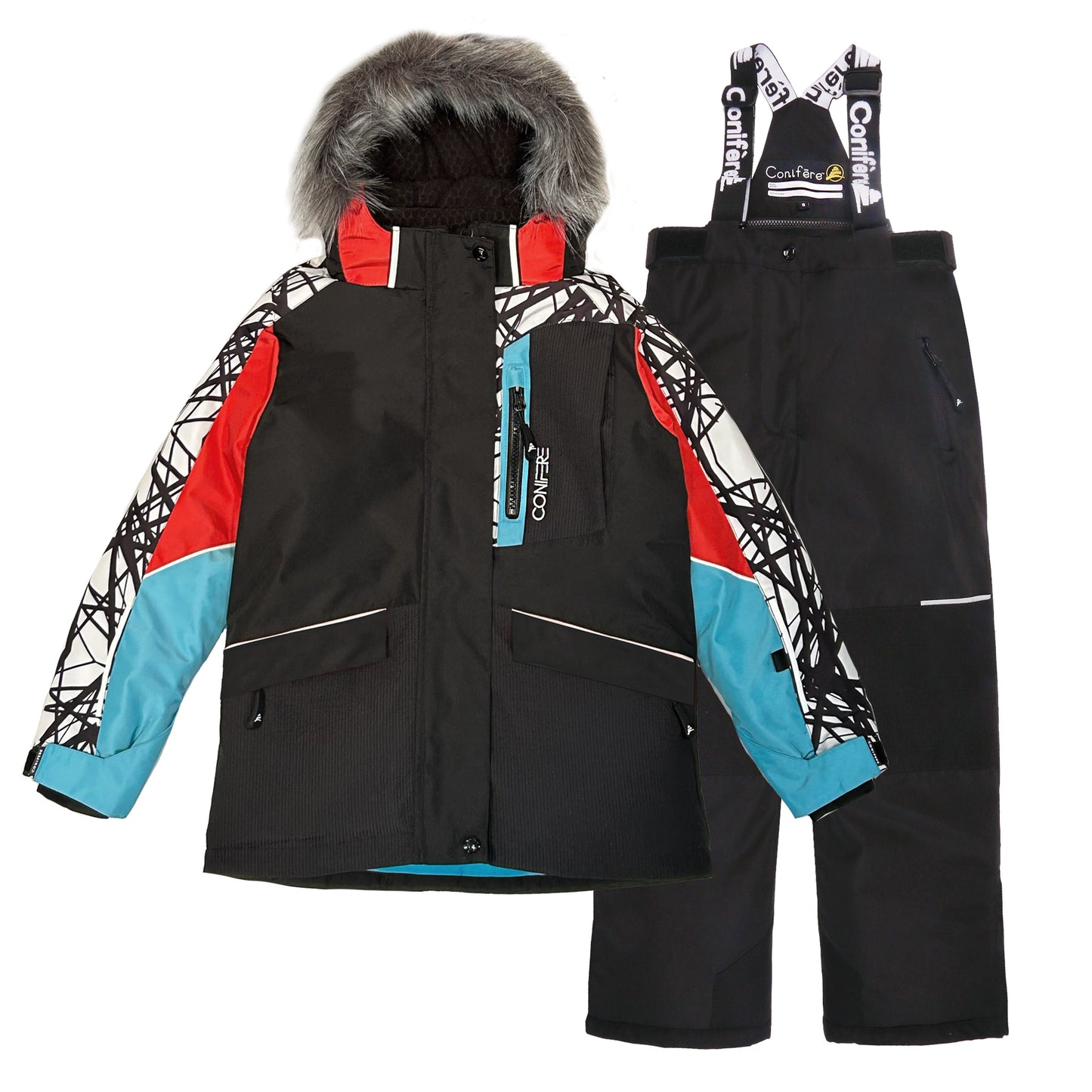 TABOR RED - Boy's 2-piece Snowsuit Set