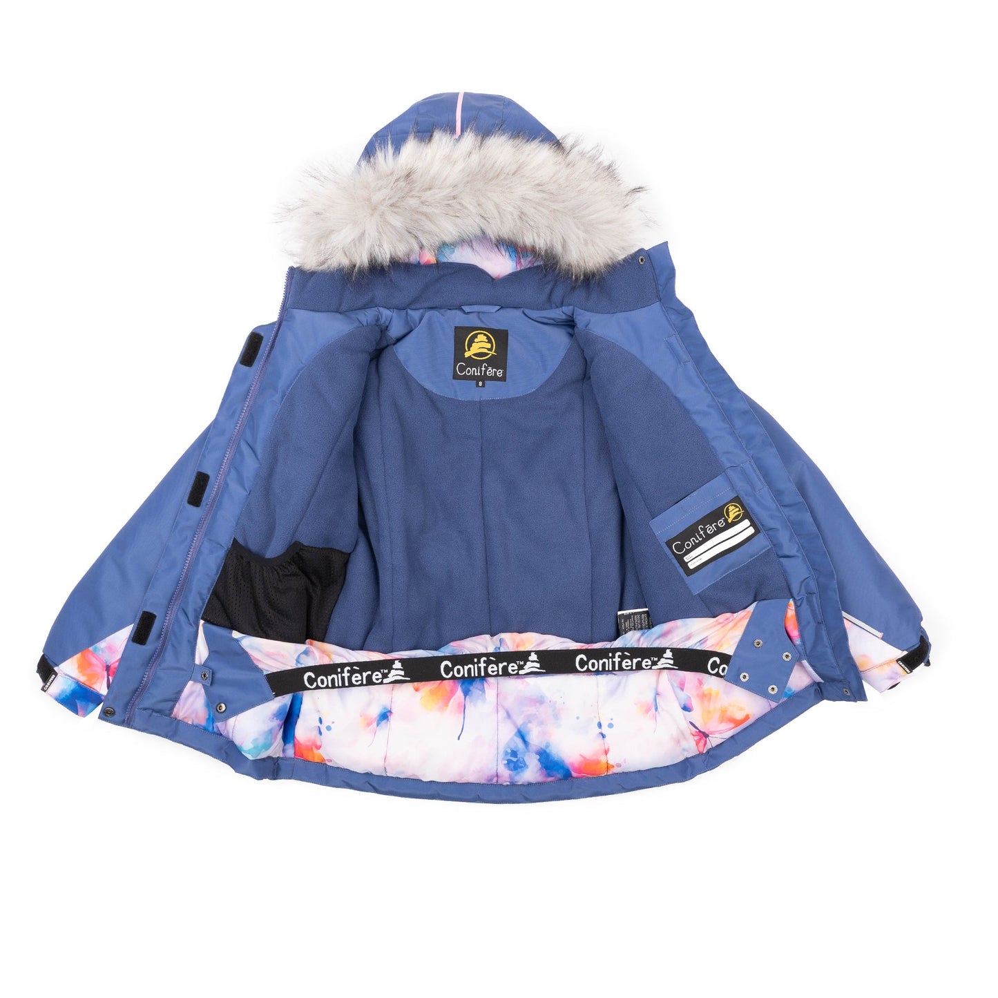 TAEDA BLUE- Girls Skipper Blue 2-piece Snowsuit Set