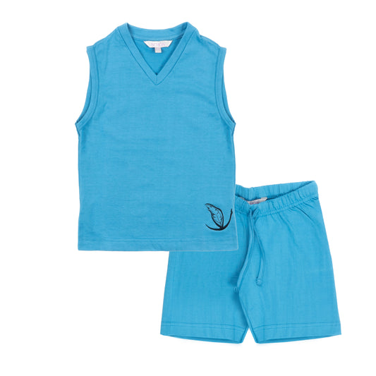 Girl's Pyjama Set - Aqua