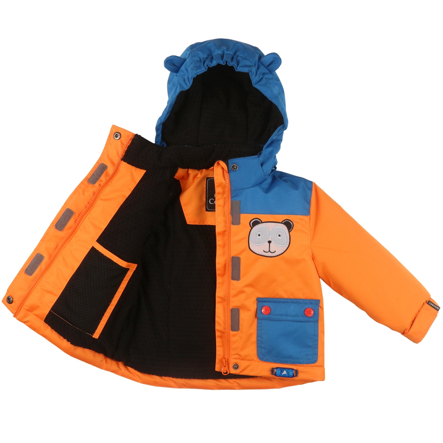 Orange Infant & Toddler Boy's Snowsuit Set