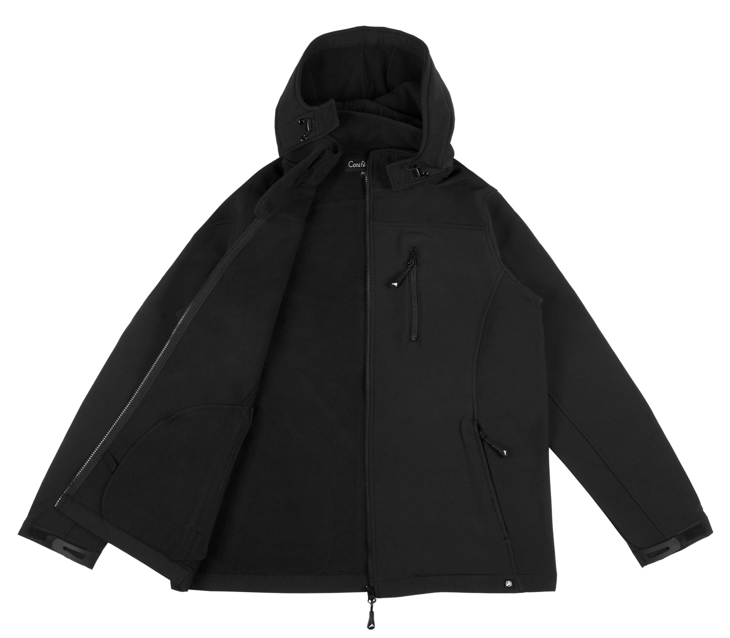 Men's Black Soft Shell Jacket