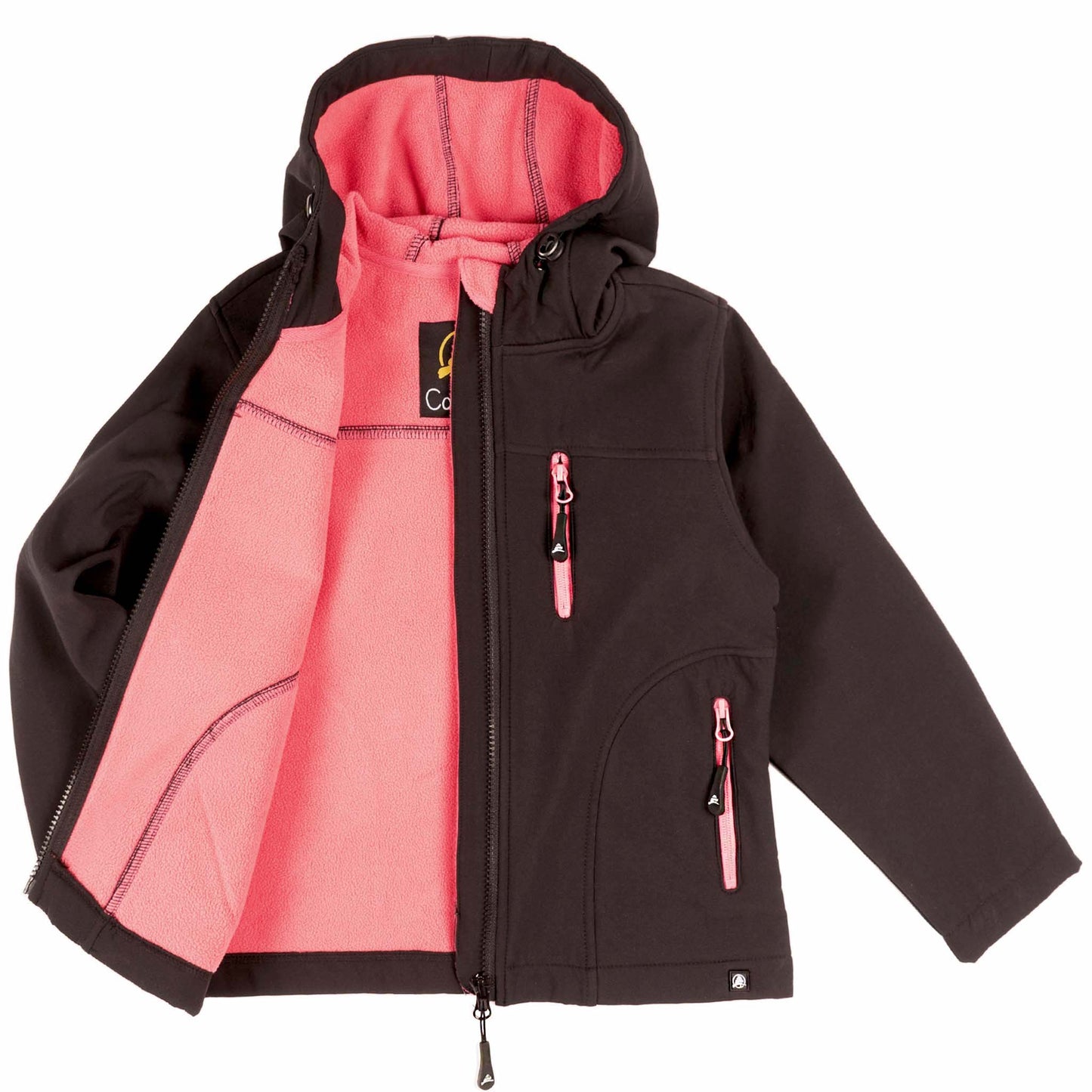 Black Girls Soft Shell Jacket