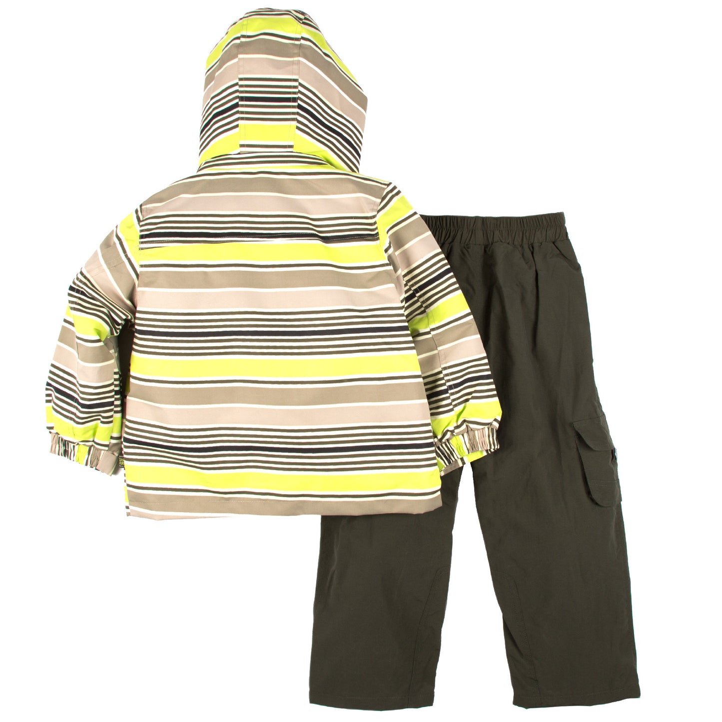 Ensemble 3-en-1 Lime Stripe pour garçons