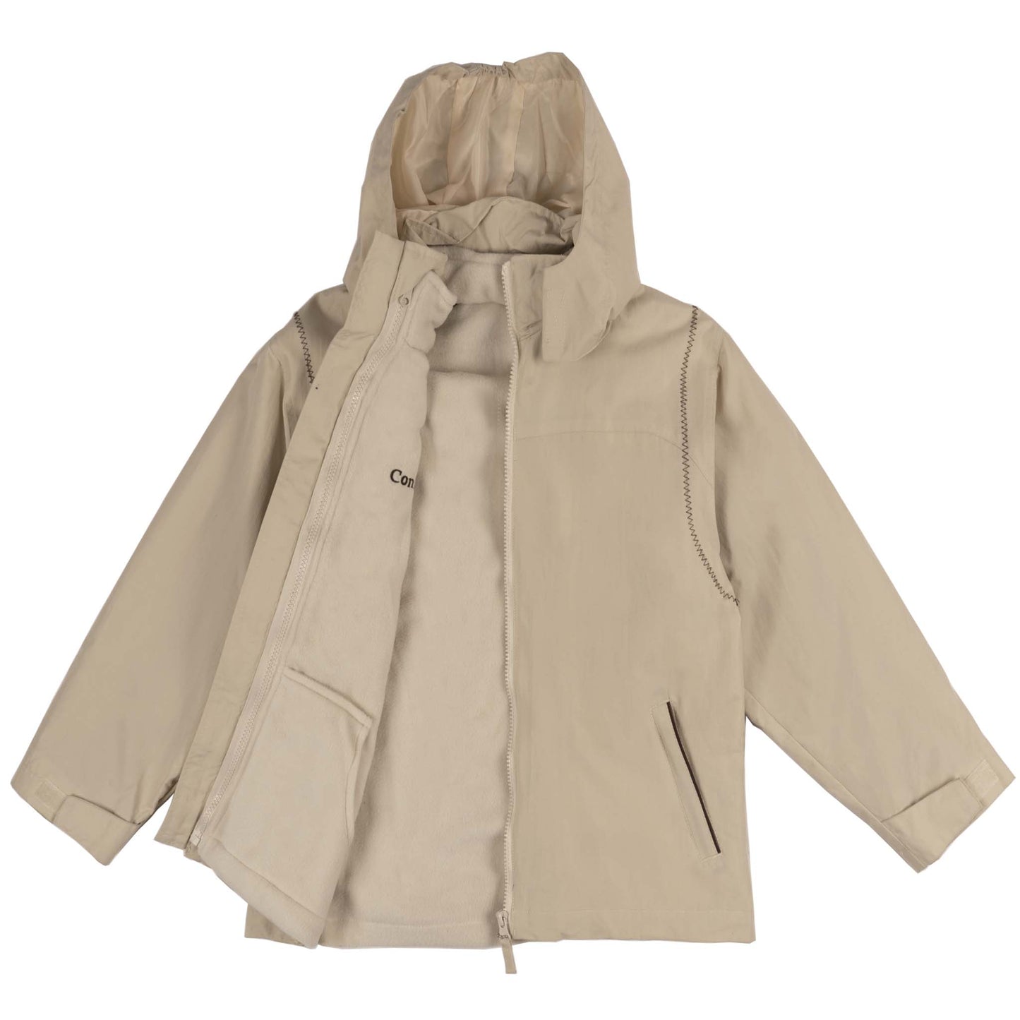 Veste 3 en 1 garçon taupe