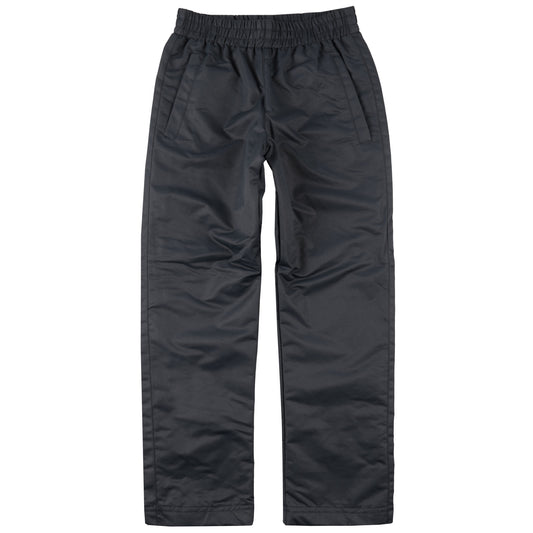 Pantalon anti-éclaboussures noir unisexe pour enfants