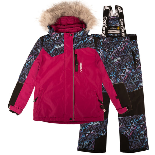 Jacket with -35°C Cold Factor protection, water repellent shell, breathable fabric, wind stopper, removable hood, LED light gadget, fleece body lining, Loft sleeve lining, adjustable cuffs, YKK zipper, snowskirt.