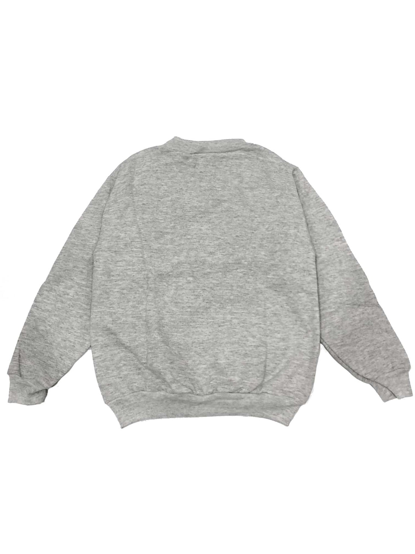 Made in Canada sweatshirt, cotton blend jersey with fleece underside, relaxed fit.