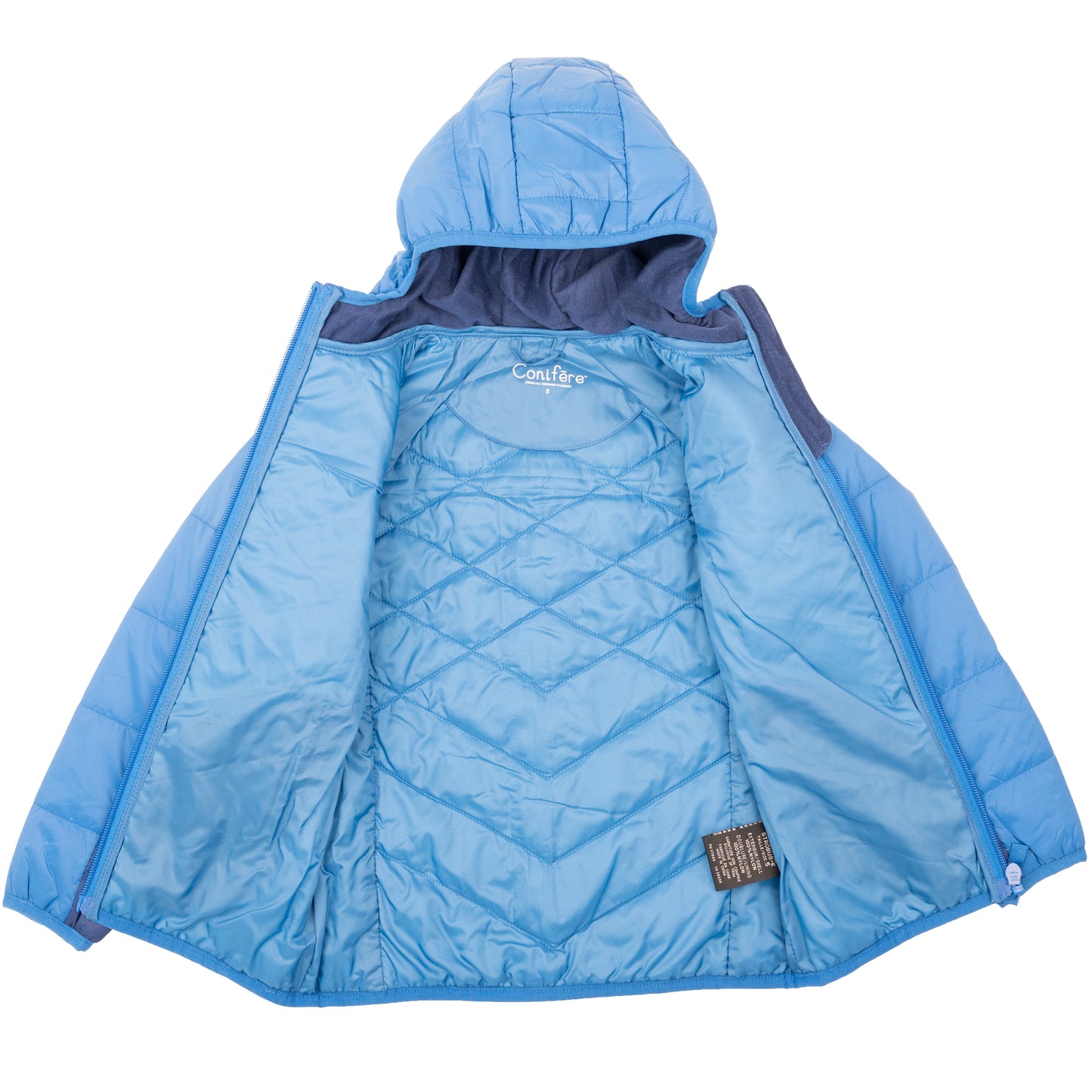 Strobus - Boys' Blue Transitional Puffer Jacket