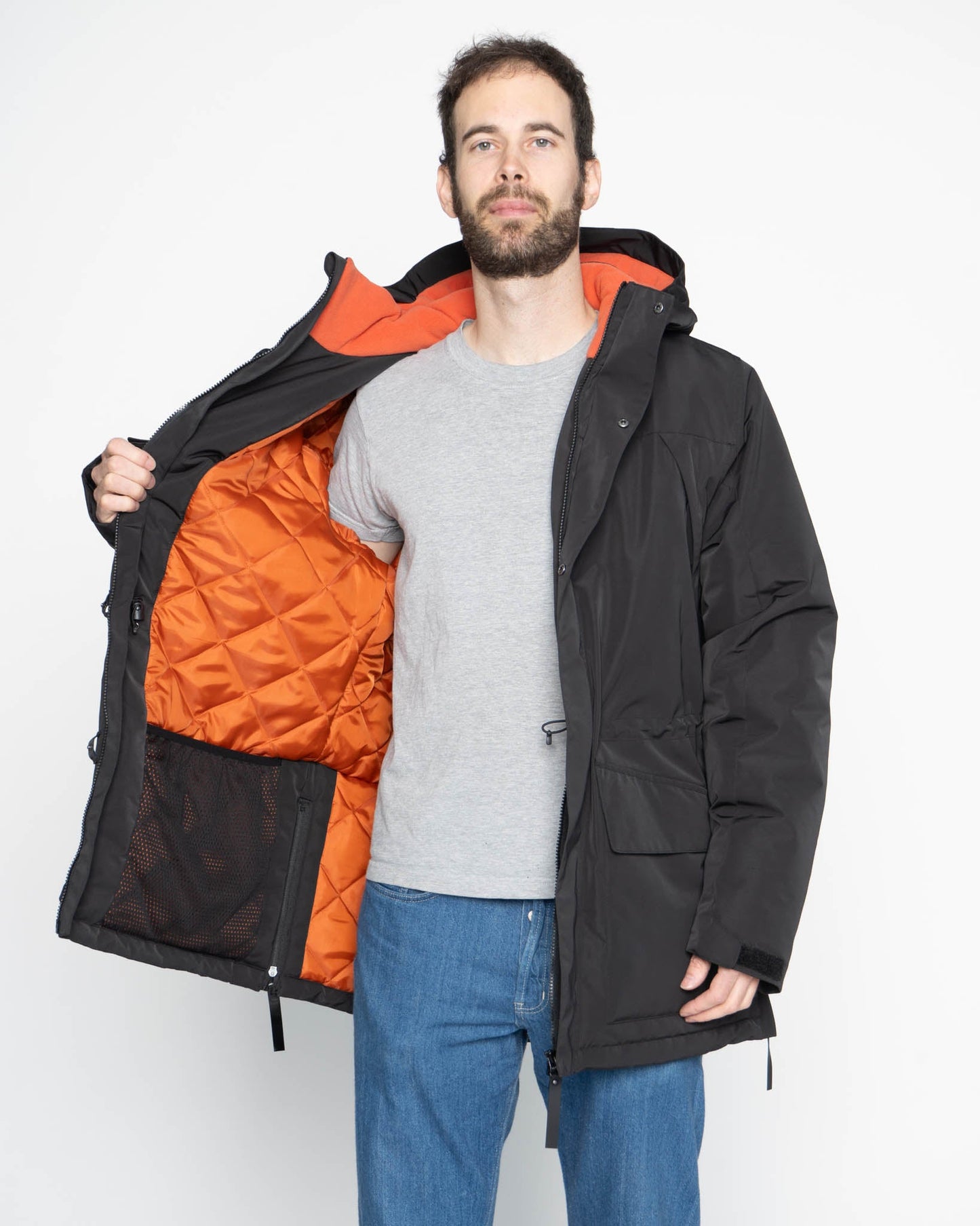 ALPHA BLACK - Men's Parka