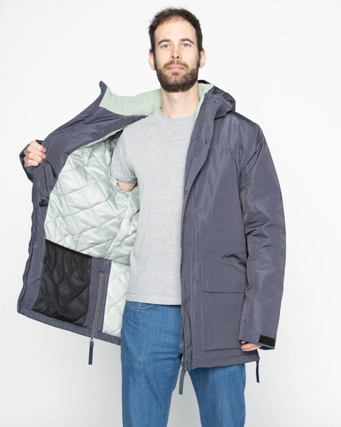 ALPHA CHARCOAL - Men's Parka