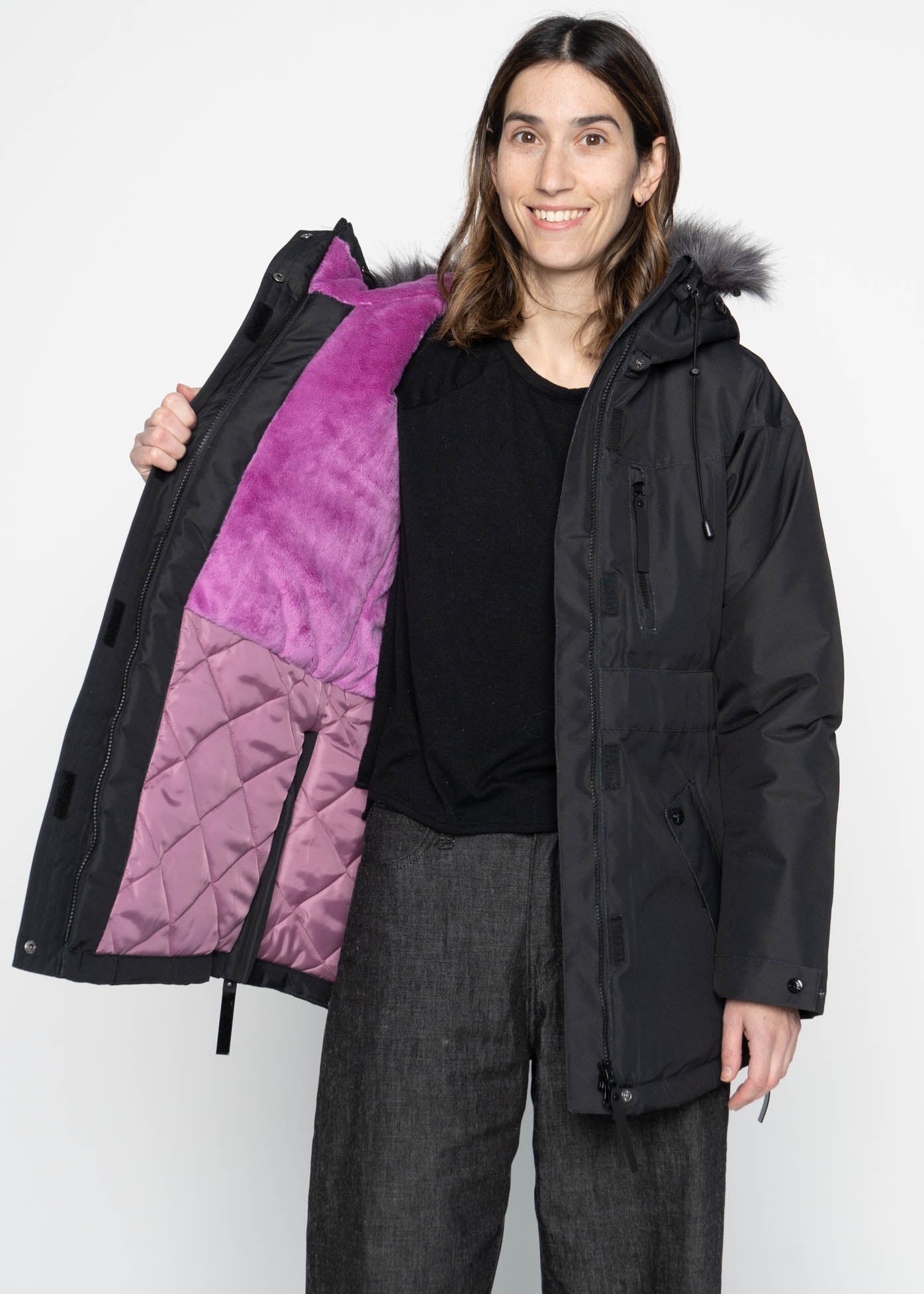 OSPIKA BLACK - Women's Parka