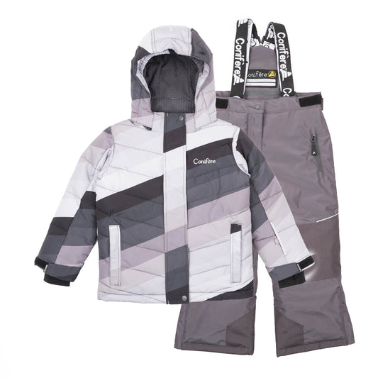 ALEPPO GREY COMBO- Boy's 2-piece Snowsuit Set