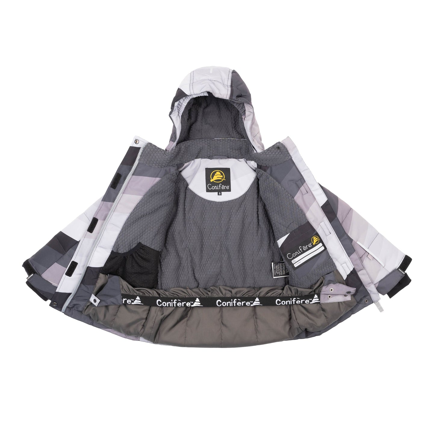 ALEPPO GREY COMBO- Boy's 2-piece Snowsuit Set