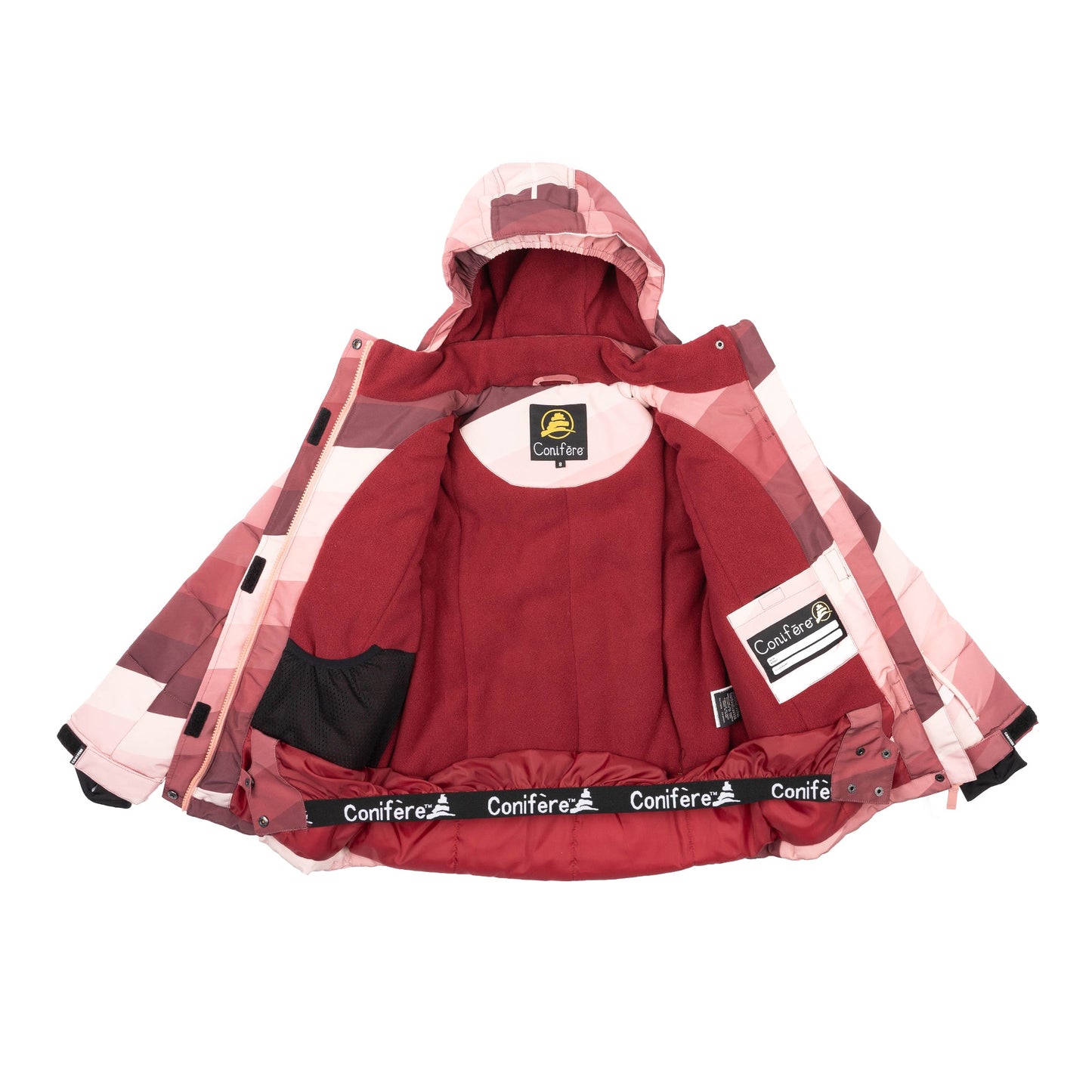 CONICA DUSTY PINK - Girls Dusty Pink 2-piece Snowsuit Set