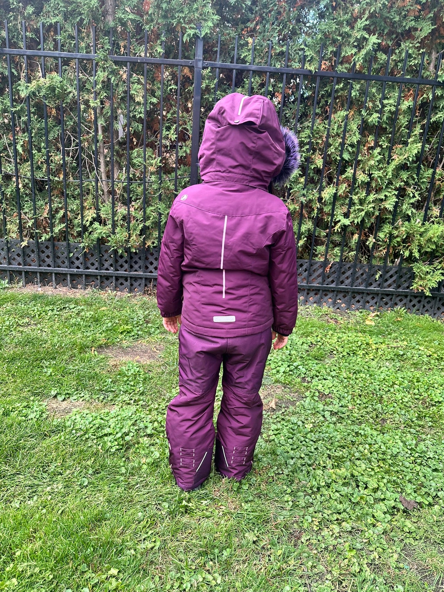KAUSSI RASPBERRY - Girls 2-piece snowsuit