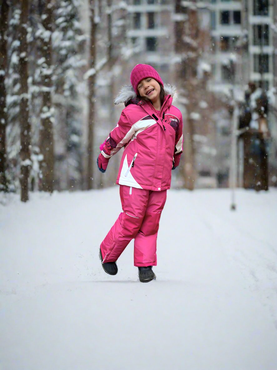 SHASTA BARBIE - Girls' Pink 2-piece Snowsuit Set