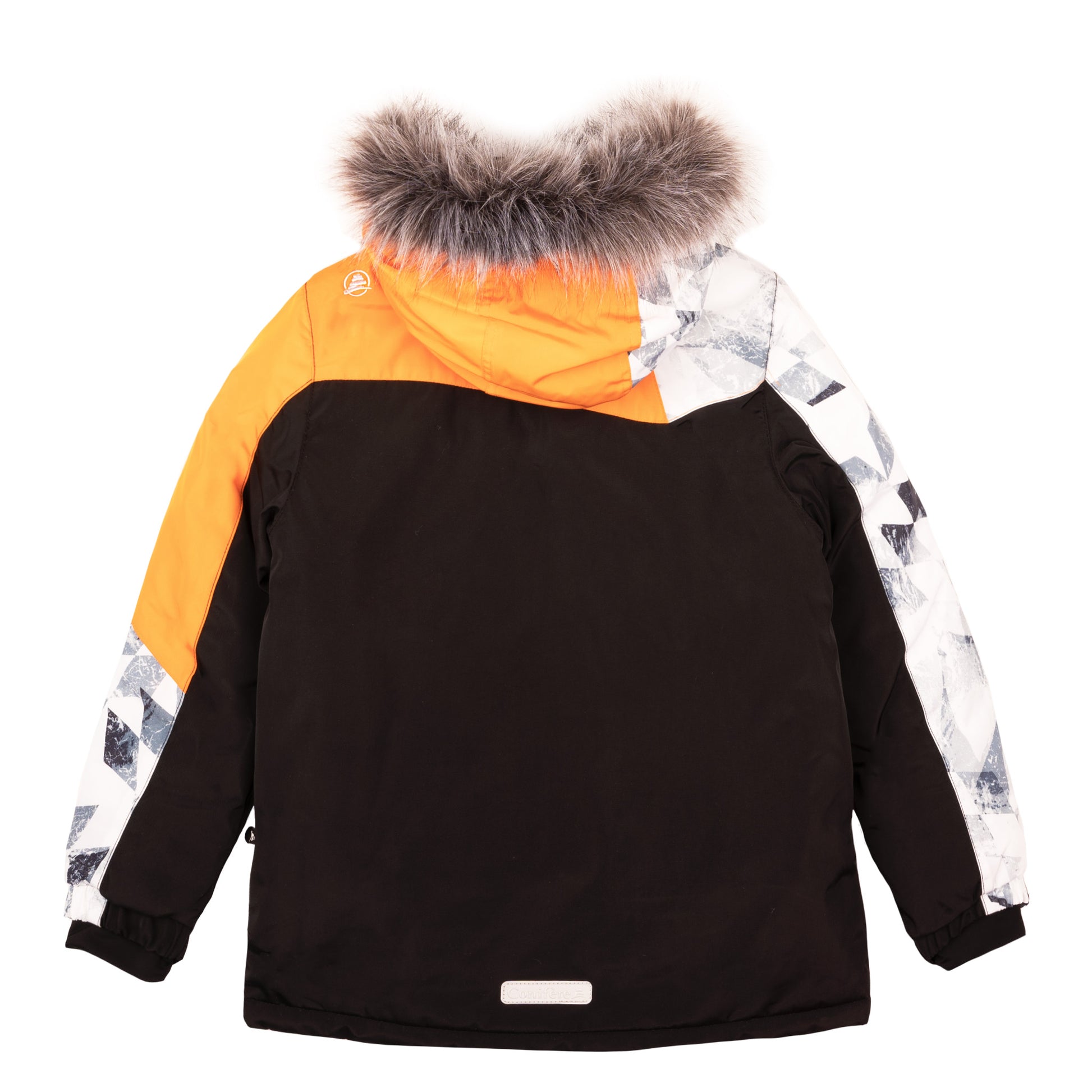 OBO - Boys Black/Orange Snowsuit Set