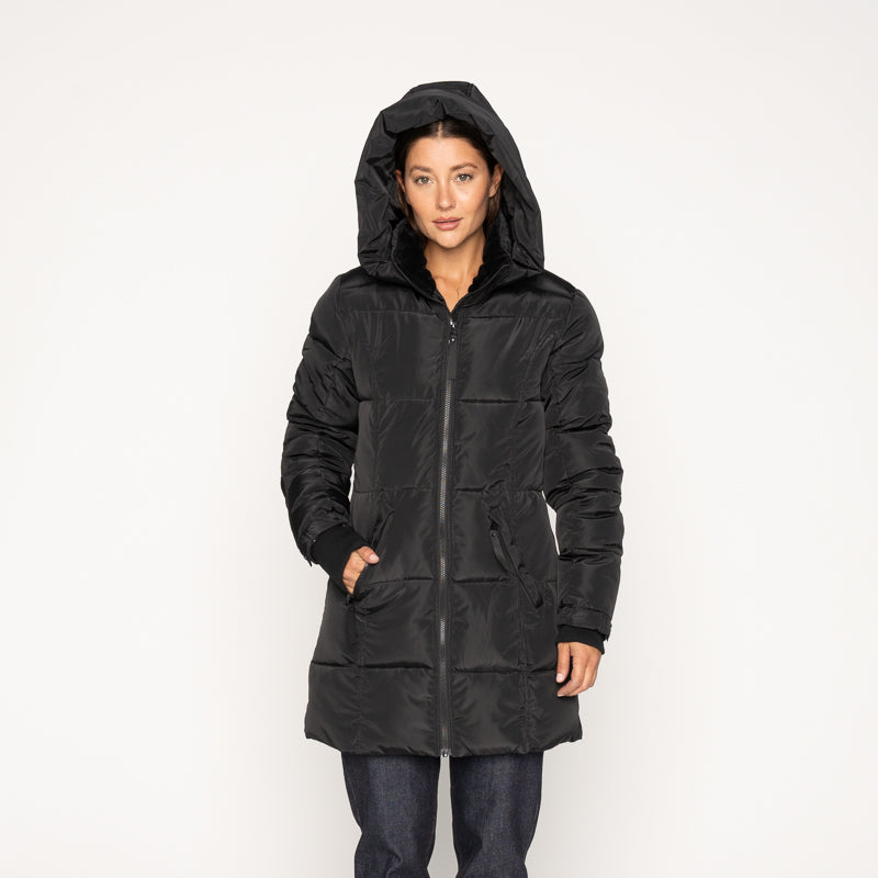 PISONA- PETE DOWN Ladies Black Parka