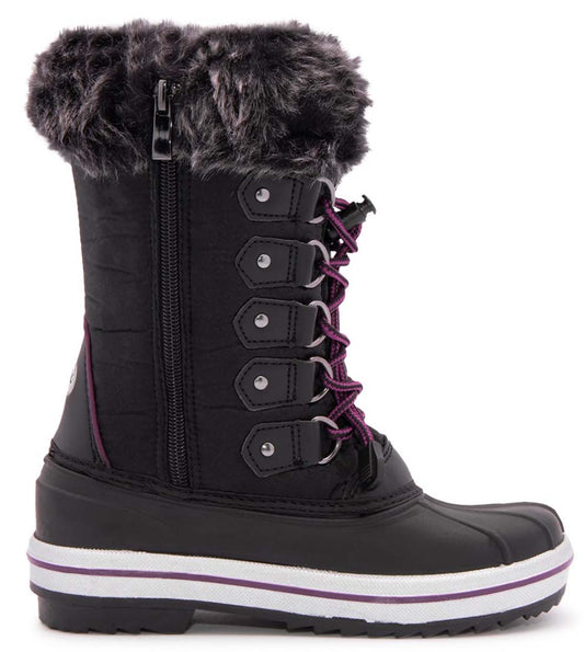 POPA - Black/Fuchsia Winter Boots