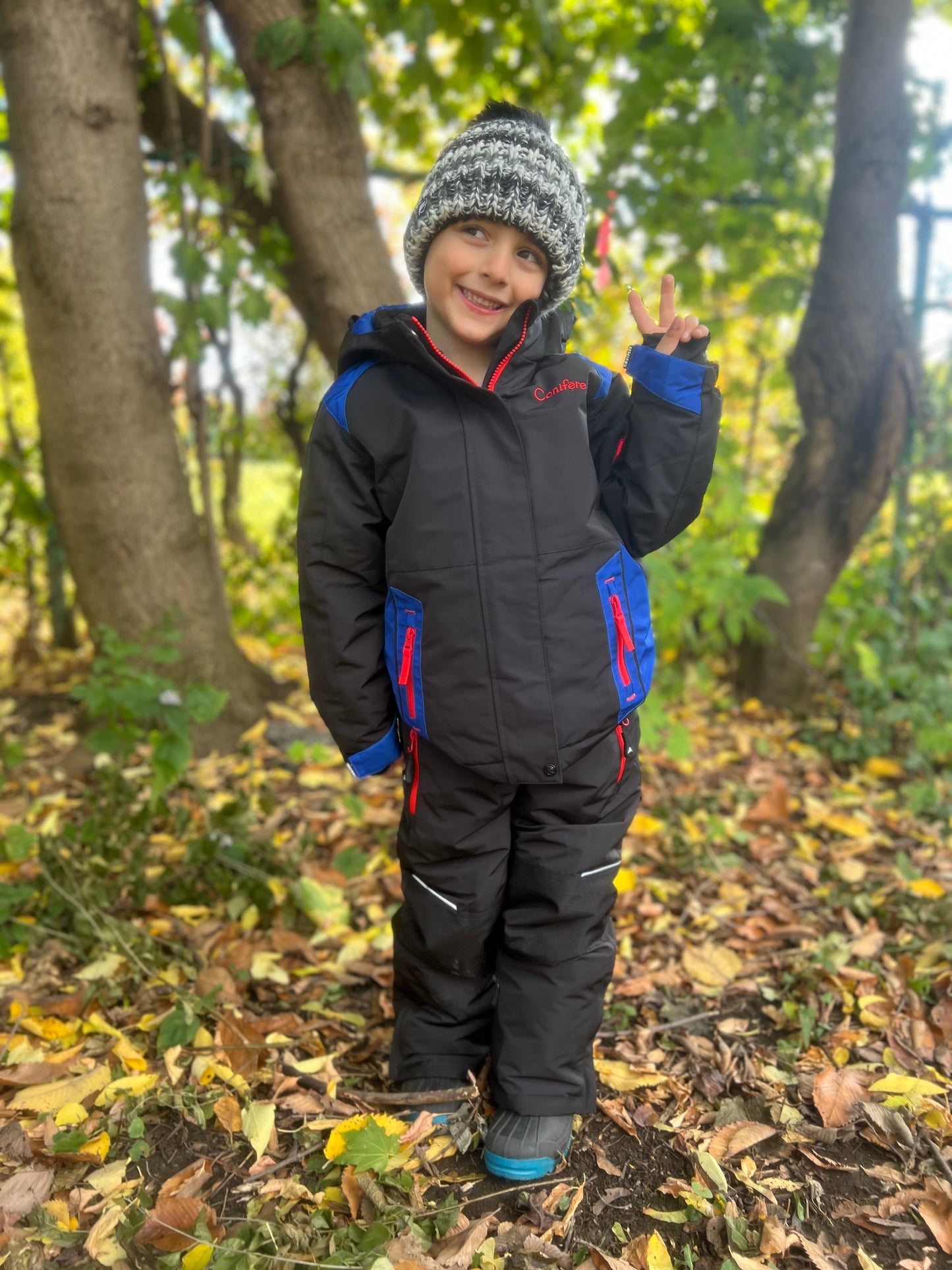 TOBLAR BLACK - Boy's 2-piece Snowsuit Set