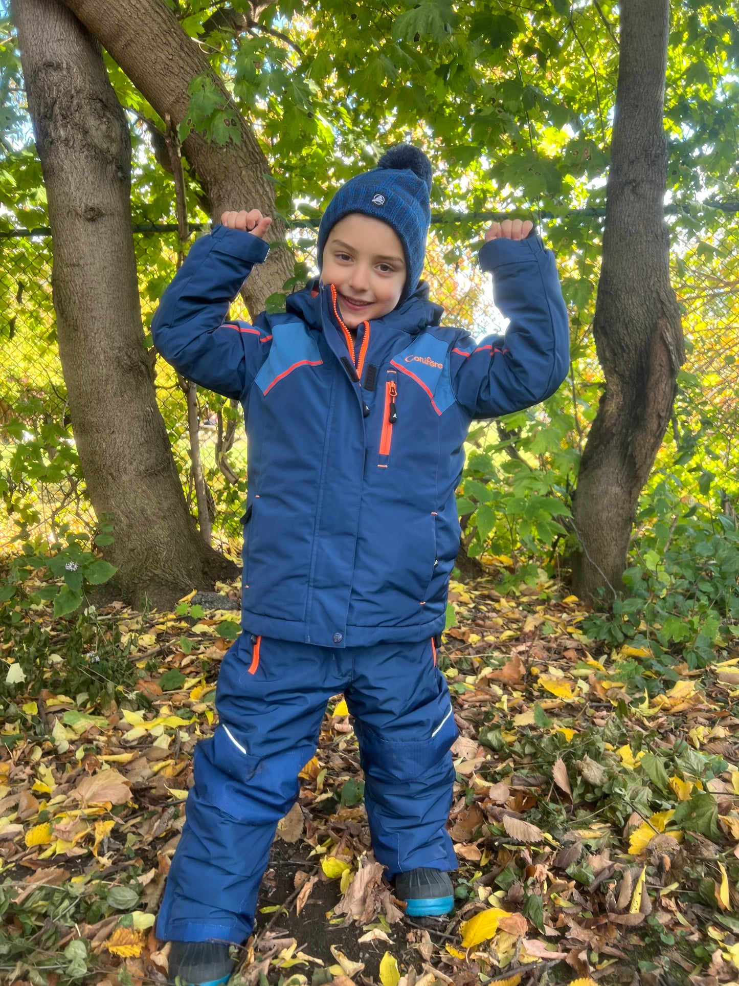LOGAN OCEAN NAVY - Boy's 2-piece Snowsuit Set
