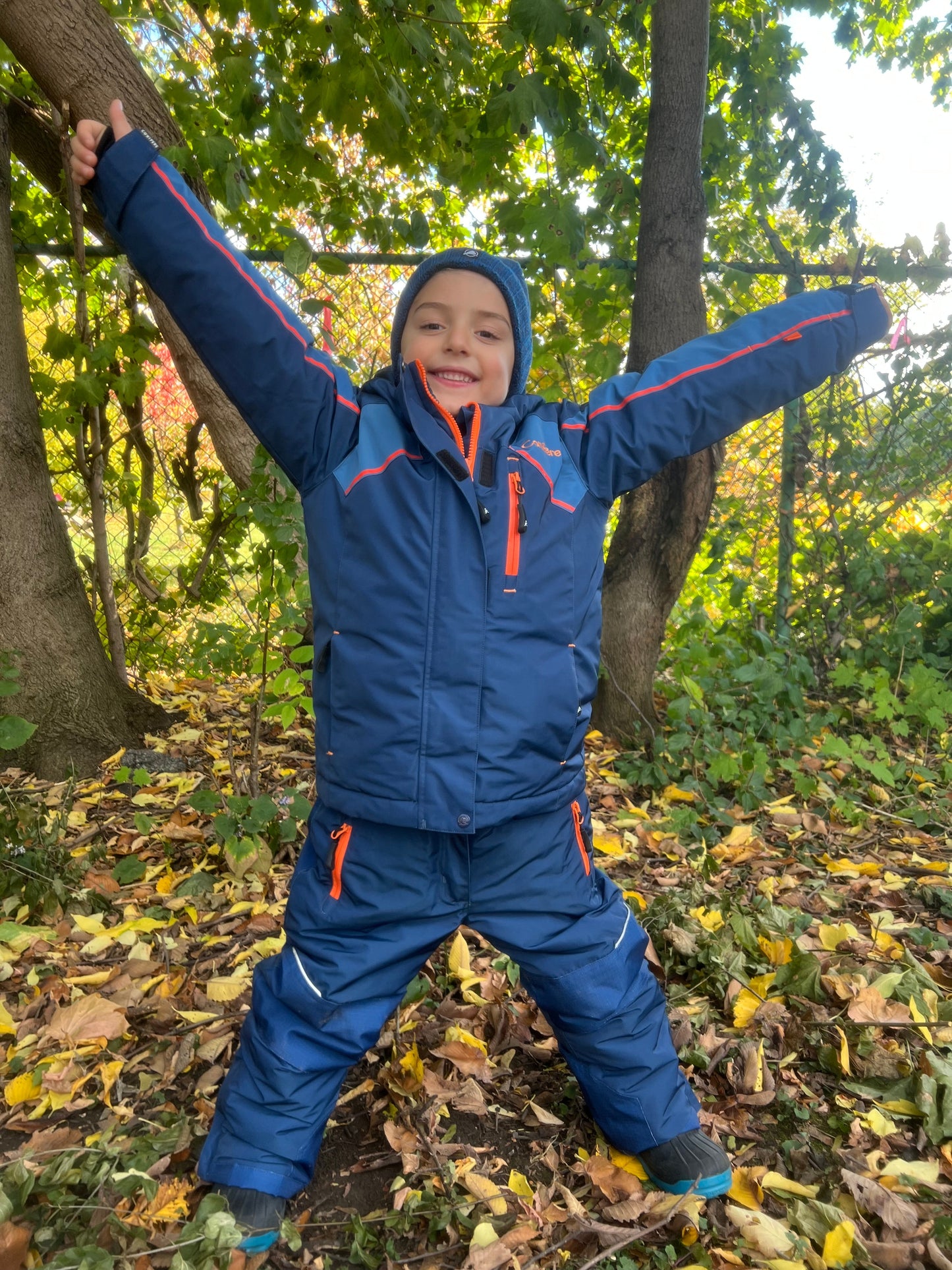 LOGAN OCEAN NAVY - Boy's 2-piece Snowsuit Set