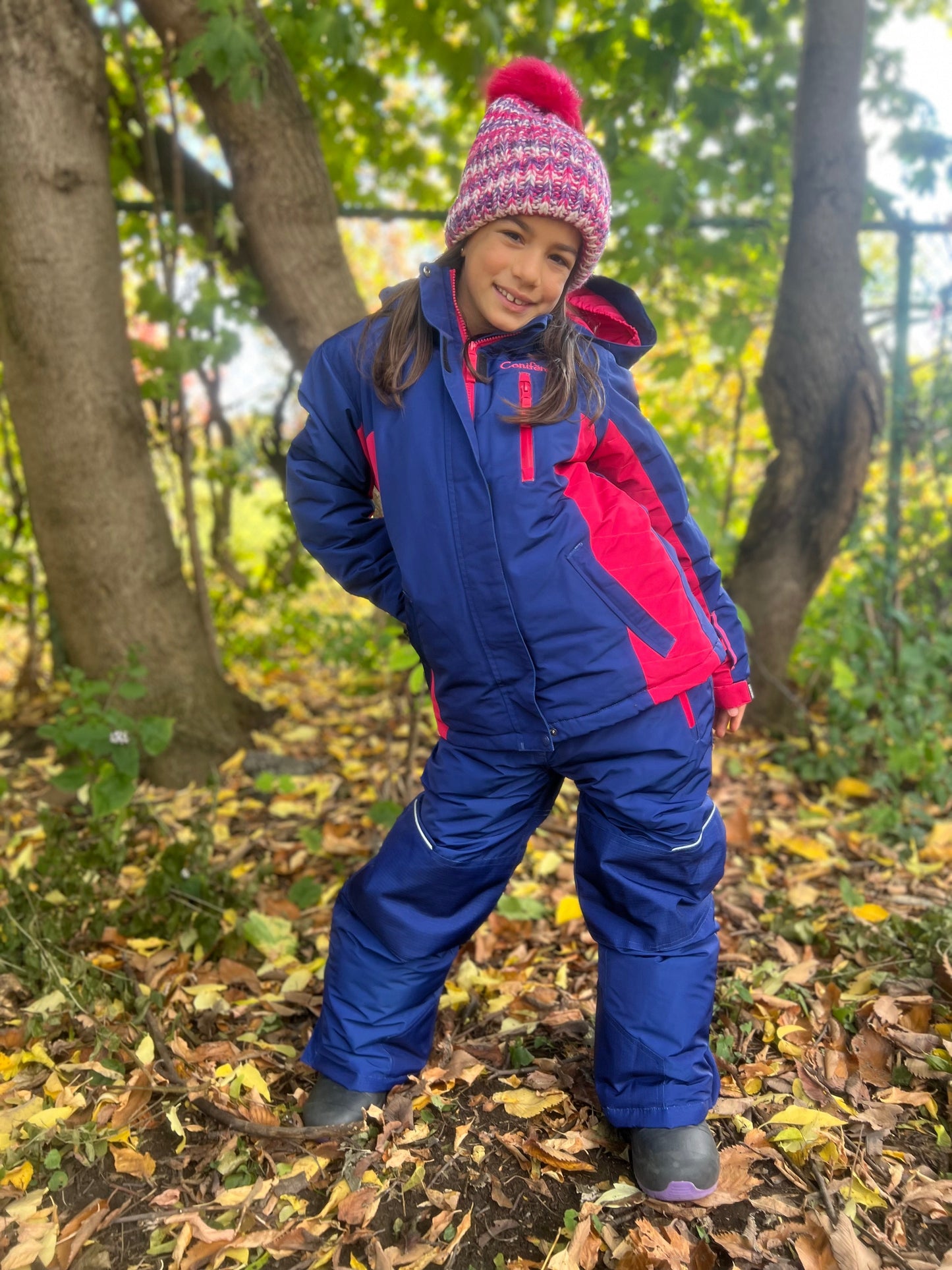 KIWA DEEP NAVY - Girls 2-piece snowsuit