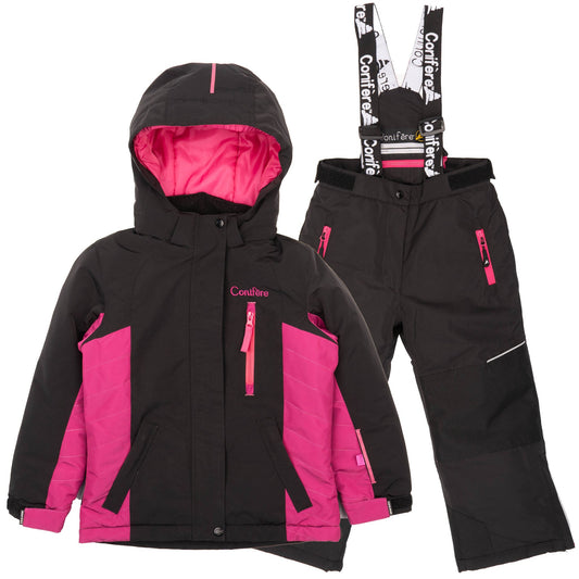 KIWA BLACK - Girls 2-piece snowsuit
