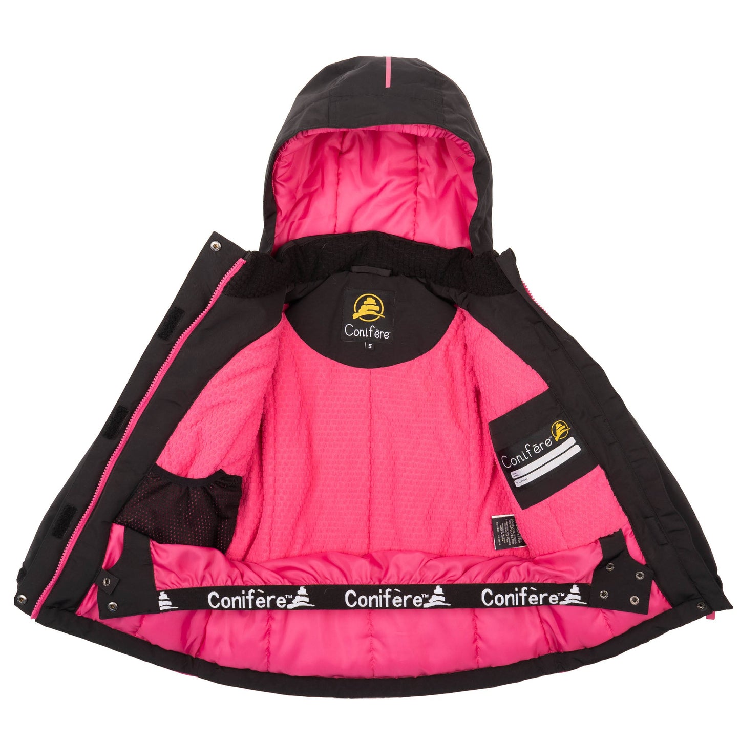 KIWA BLACK - Girls 2-piece snowsuit