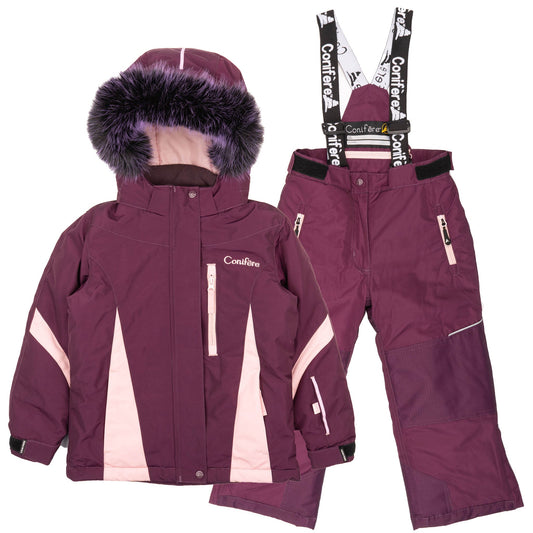 KAUSSI RASPBERRY - Girls 2-piece snowsuit