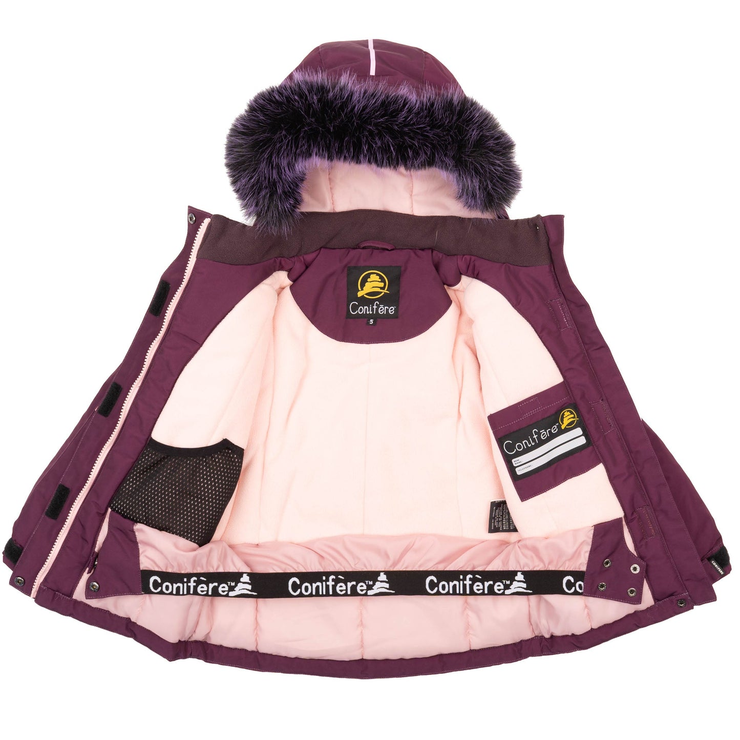 KAUSSI RASPBERRY - Girls 2-piece snowsuit