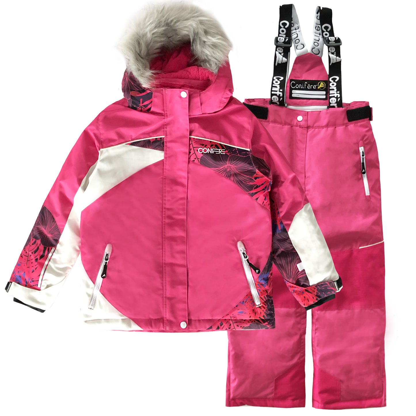 SHASTA BARBIE - Girls' Pink 2-piece Snowsuit Set