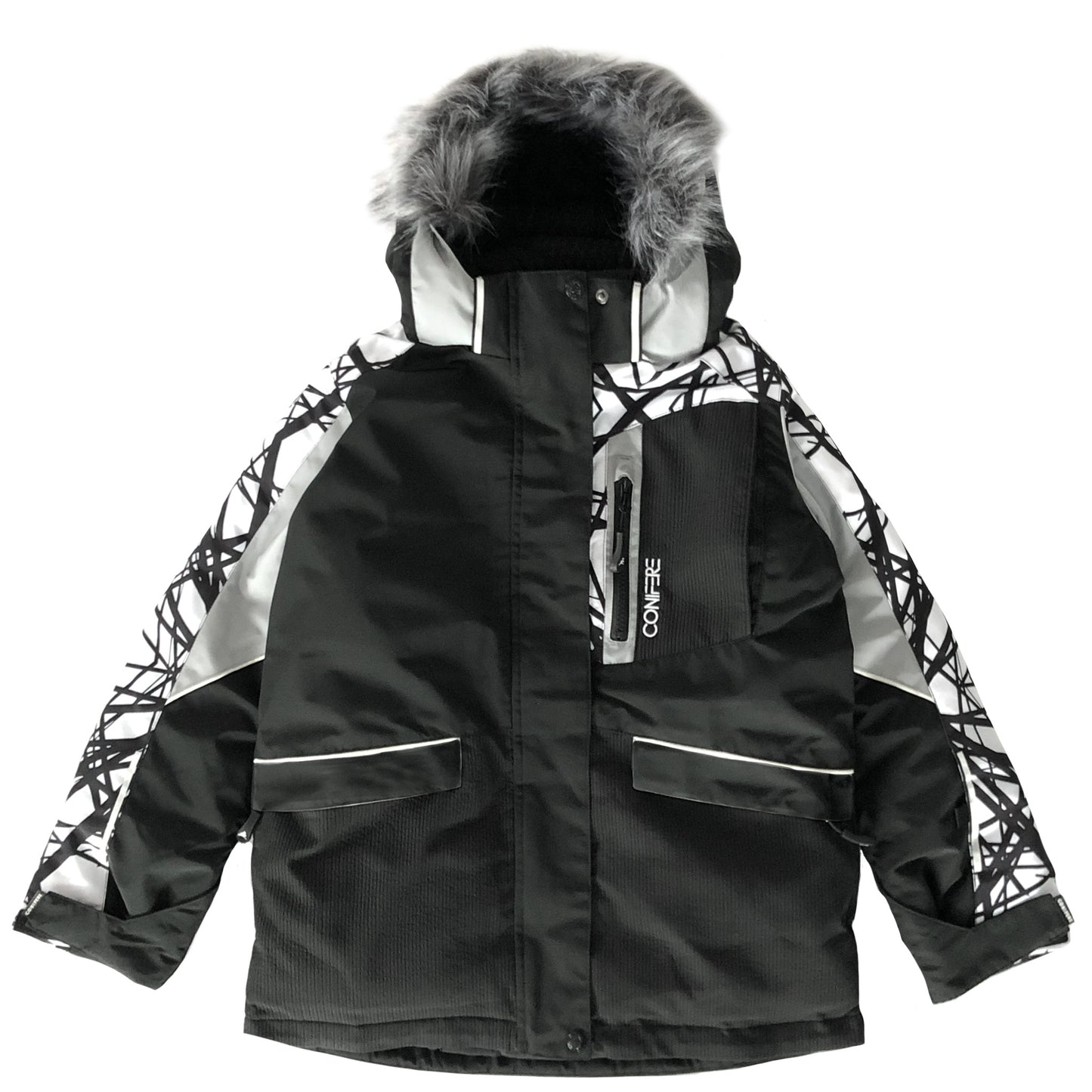 TABOR BLACK - Boy's 2-piece Snowsuit Set