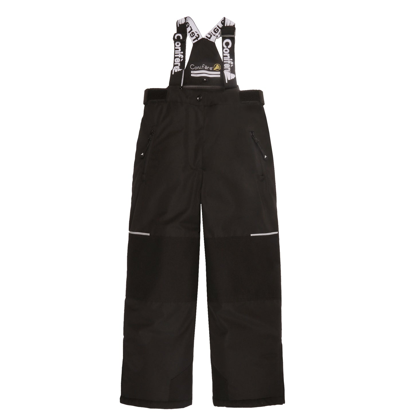 Insulated jacket and pants set with cold protection up to -35 C. Features water repellent shell, breathable fabric, removable hood, LED light, fleece lining, adjustable cuffs, YKK zipper, snowskirt, and reinforced knees.