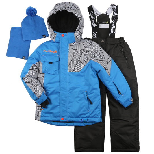 Blue Boy's Snowsuit Set