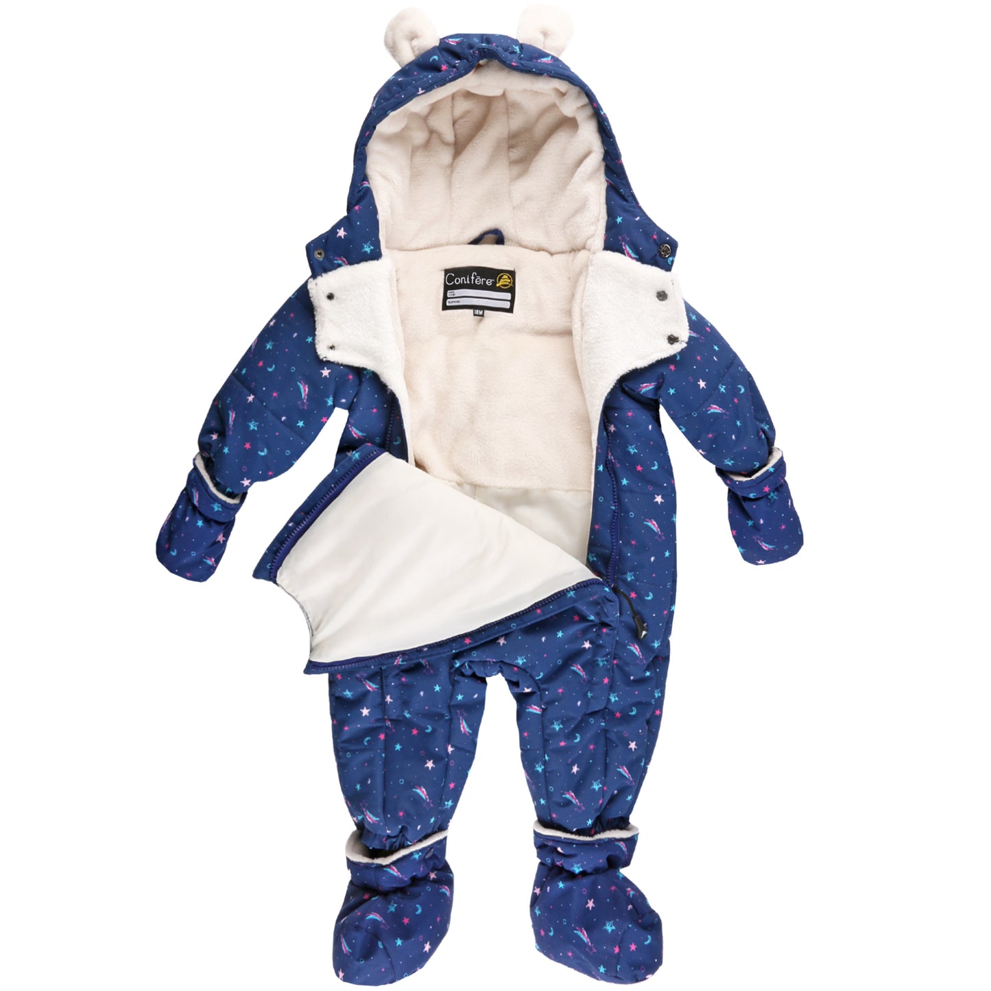 Habit de neige pour bébé astronaute