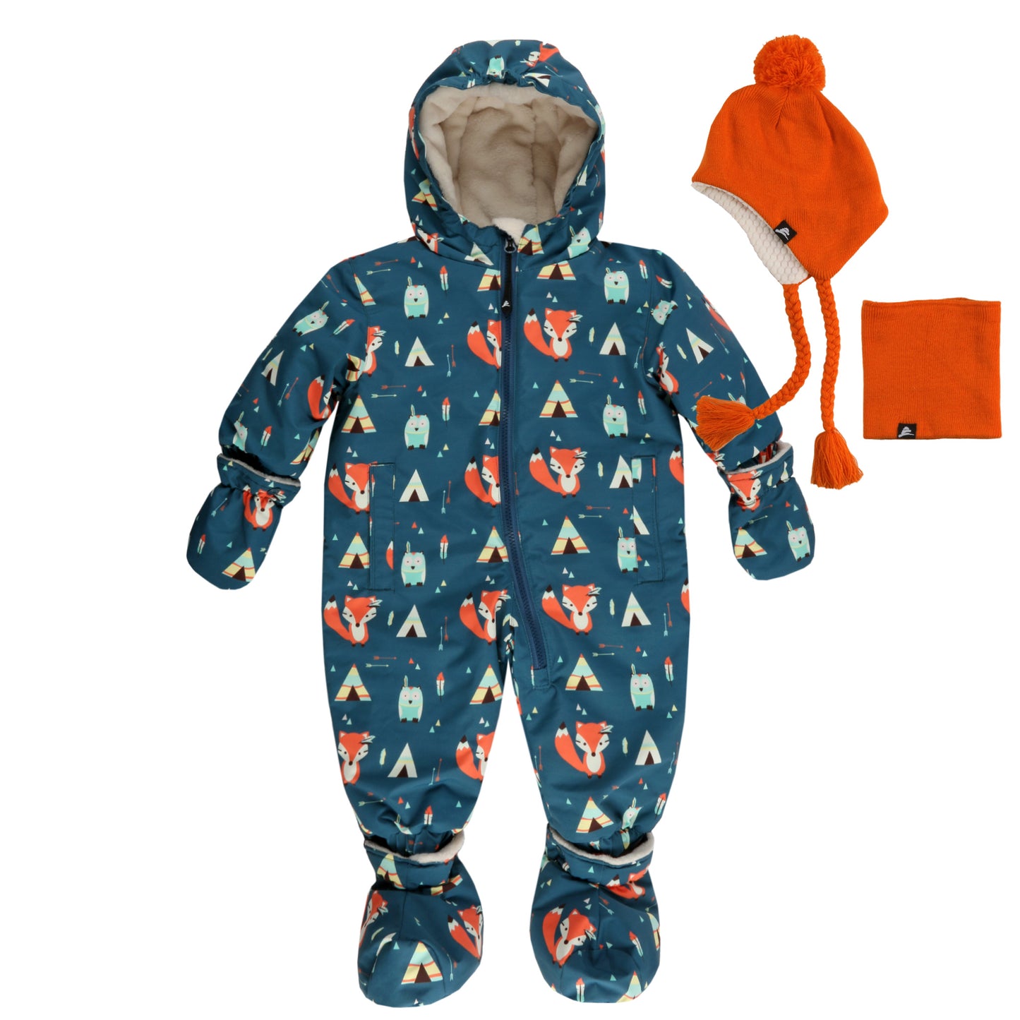 Fox & Owl Onesie Snowsuit