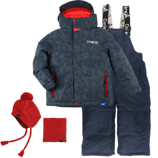 Military Red Navy Snowsuit Set