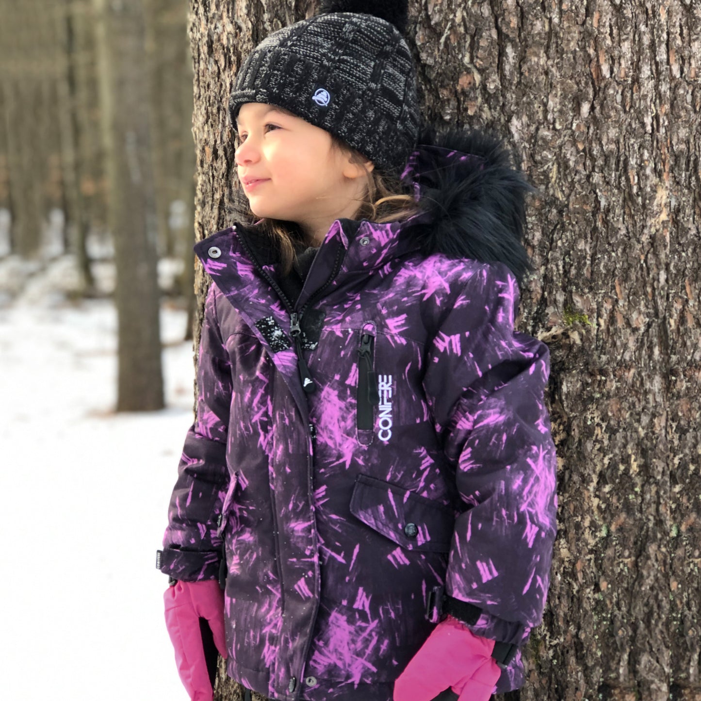 Plum Winsome Reback Snowsuit Set